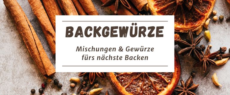 Backgewürze für die Weihnachtsbäckerei