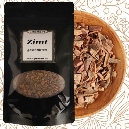 Zimt geschnitten