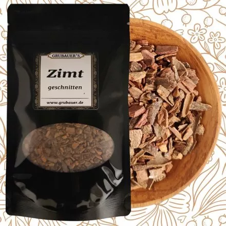 Zimt geschnitten