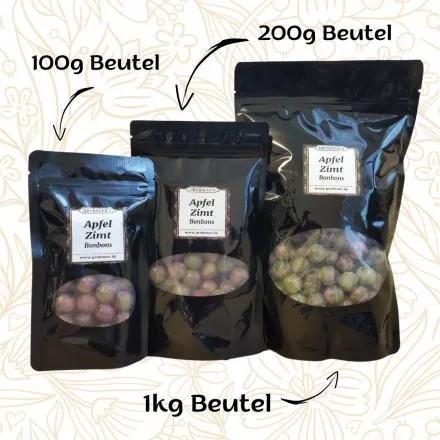 Apfel-Zimt-Bonbons