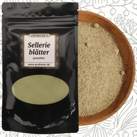 Selleriebl�tter gemahlen