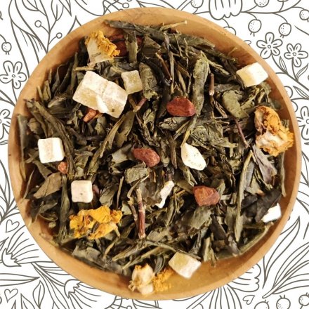 Kaktusfeige-Mangostane (Grner Tee)