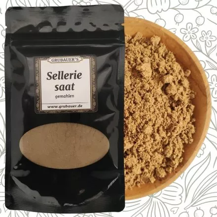 Selleriesaat gemahlen