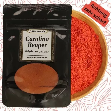 Chillies (Carolina Reaper) gemahlen