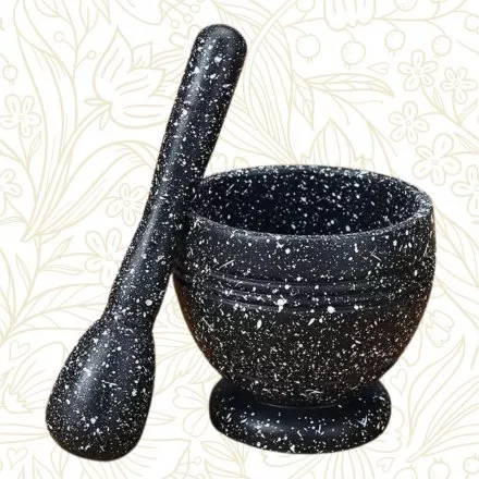 M�rser & St��el Set (11cm) schwarz