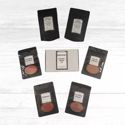 * extrem scharfes Chili-Set