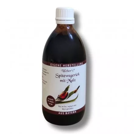 Webers Spitzwegerichsaft mit Malz 250ml