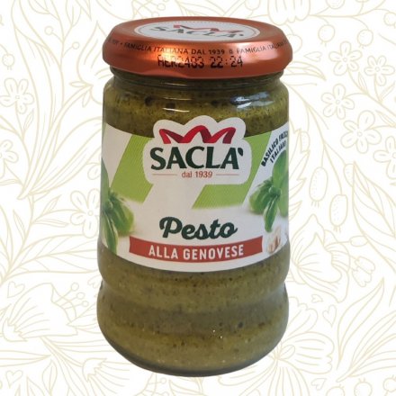 Pesto - alla Genovese (Sacla) 190g Glas