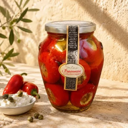 Peperoncini con Ricotta e Cappero 200g