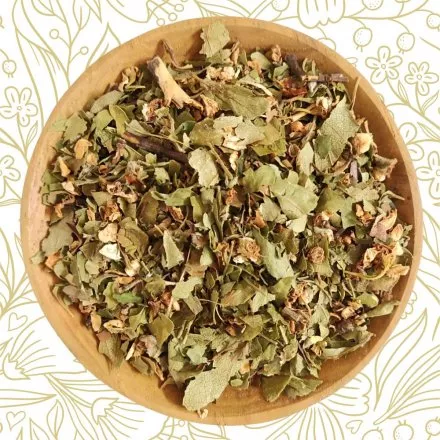 Wei�dornbl�ten mit Bl�tter