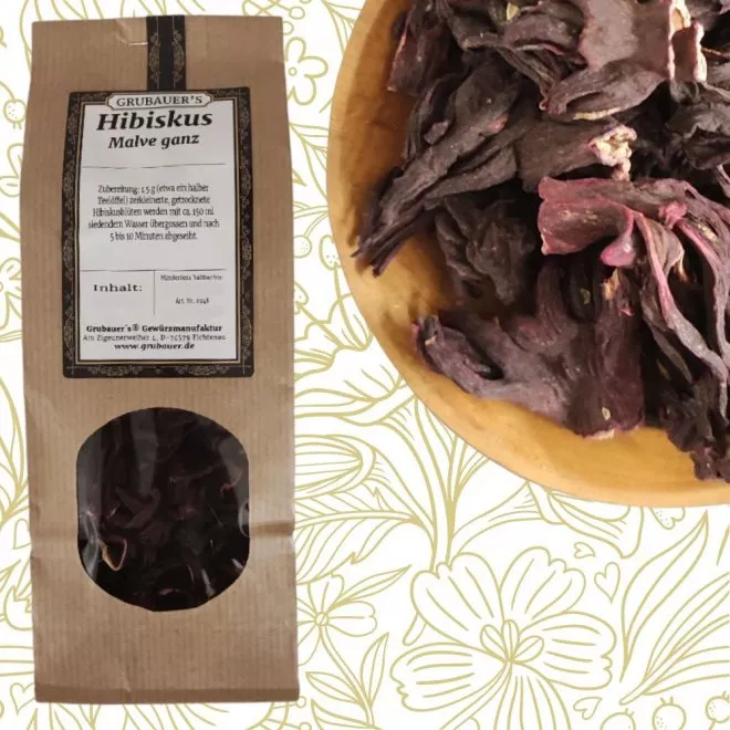 Malventee (Hibiskusbl�ten) ganz