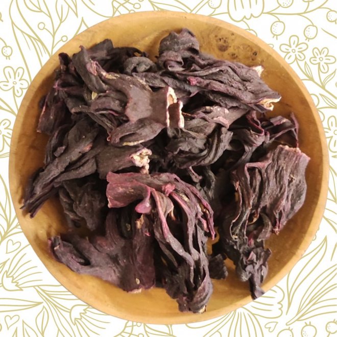 Malventee (Hibiskusblten) ganz