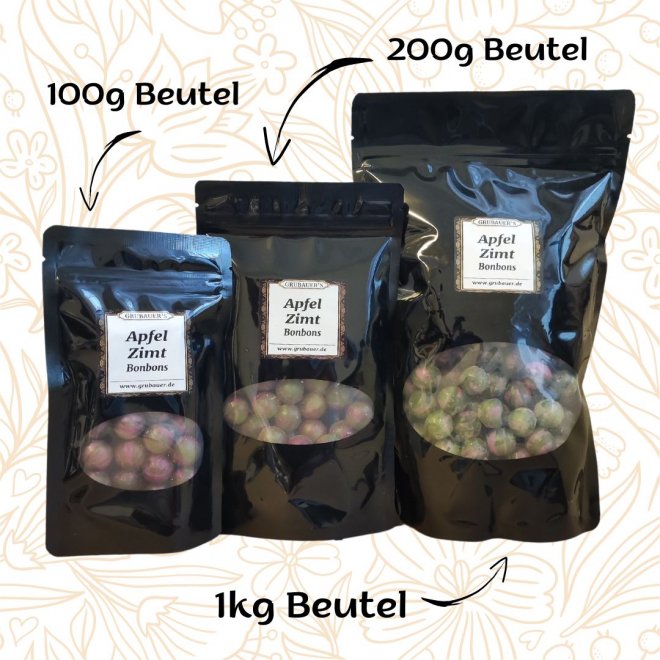Apfel-Zimt-Bonbons