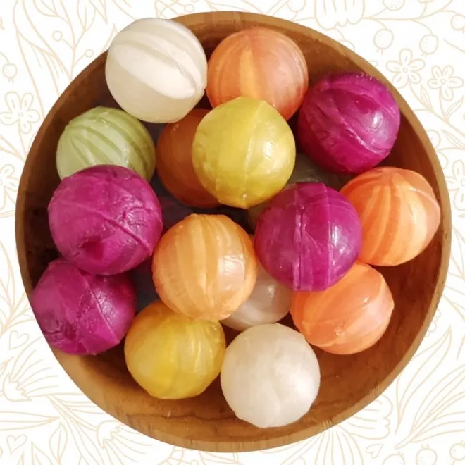 Pfefferminzkugeln-Bonbon