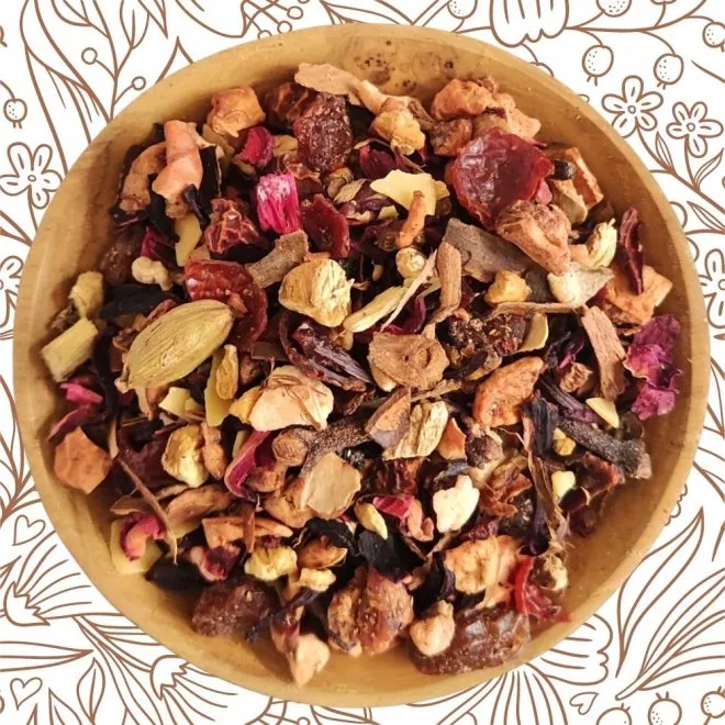 Rote Winterbowle (Fr�chtetee)