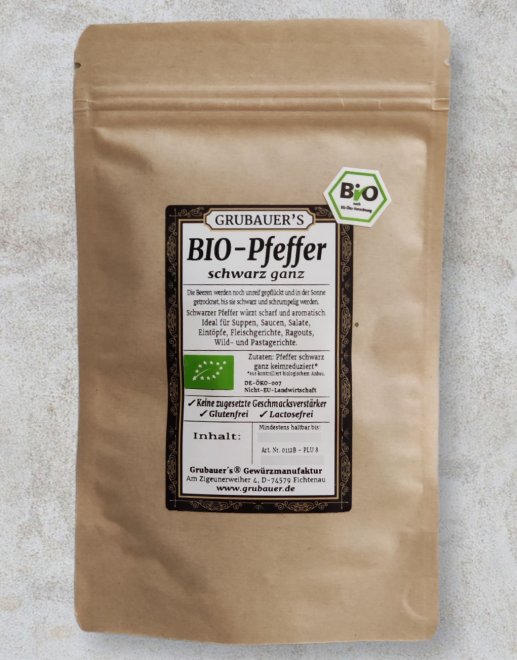 Pfeffer schwarz ganz - BIO