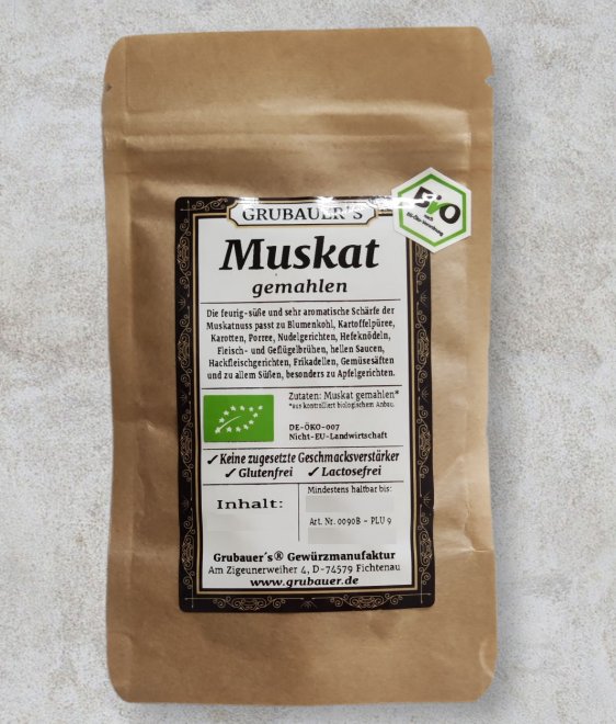 Muskat gemahlen - BIO