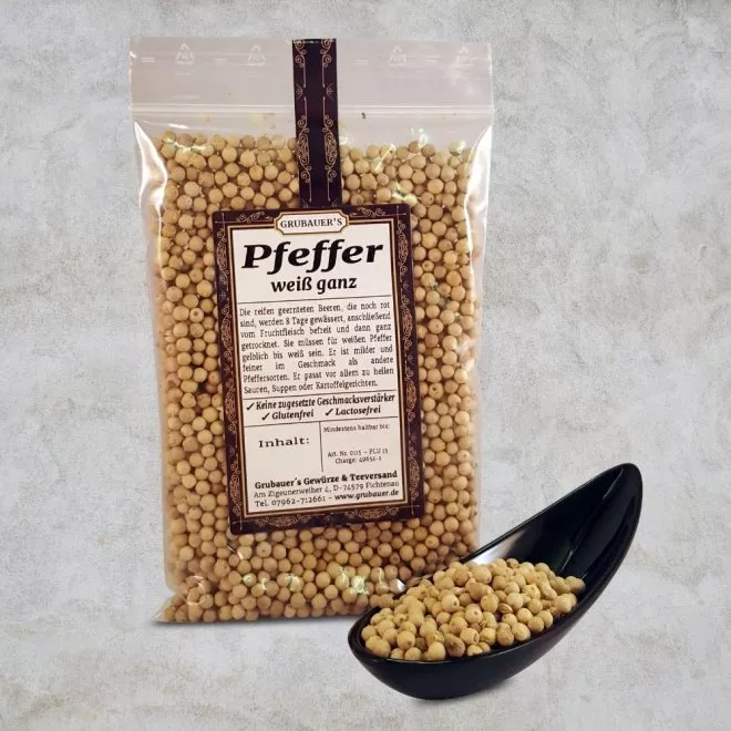 Pfeffer wei� ganz
