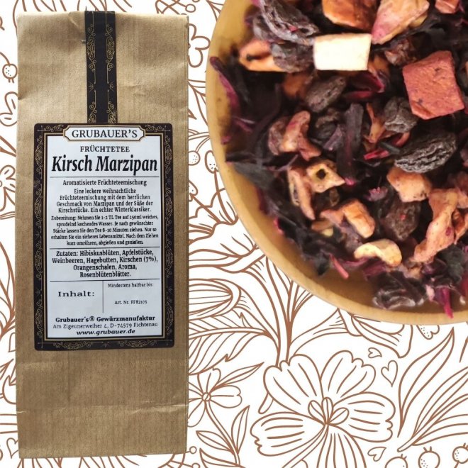 Kirsch-Marzipan (Frchtetee)