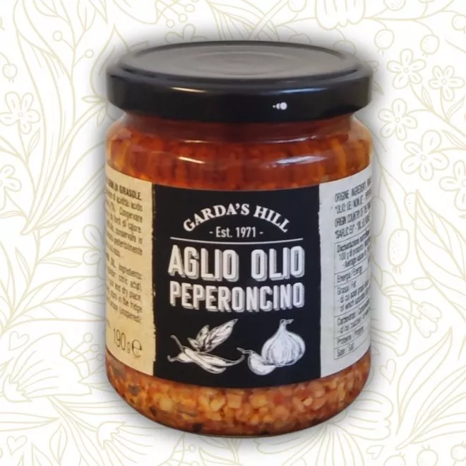 Aglio-Olio-Peperoncino (in �l) 190g Glas
