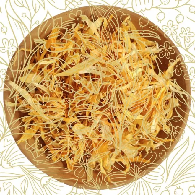 Ringelblumenbl�ten ohne Kelch