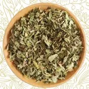 Pfefferminze geschnitten