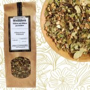 Weidornblten mit Bltter